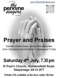 PS Poster, Summer 2026 - Prayer and Praises